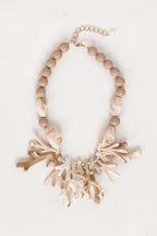Collar con coral beige - Odina