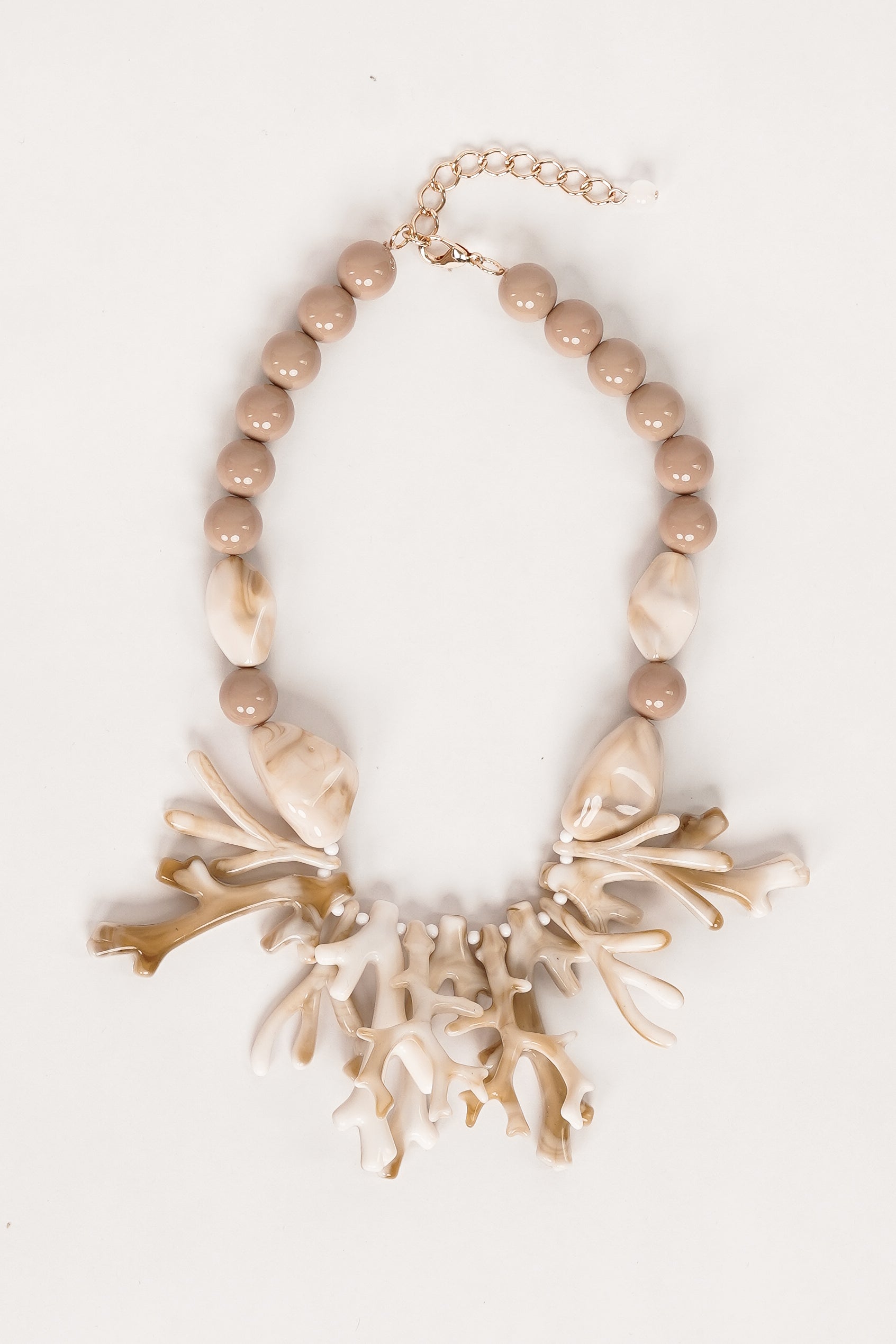 Collar con coral beige - Odina
