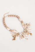 Collar con coral beige - Odina