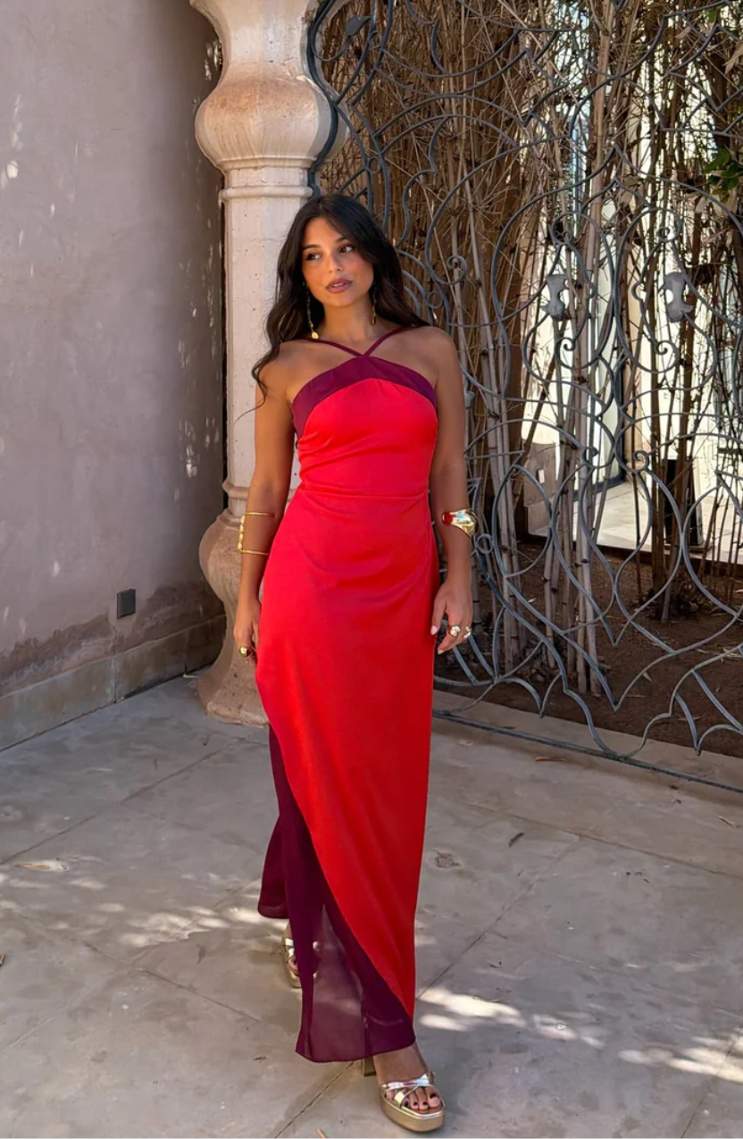 Vestido Oasis en Rojo